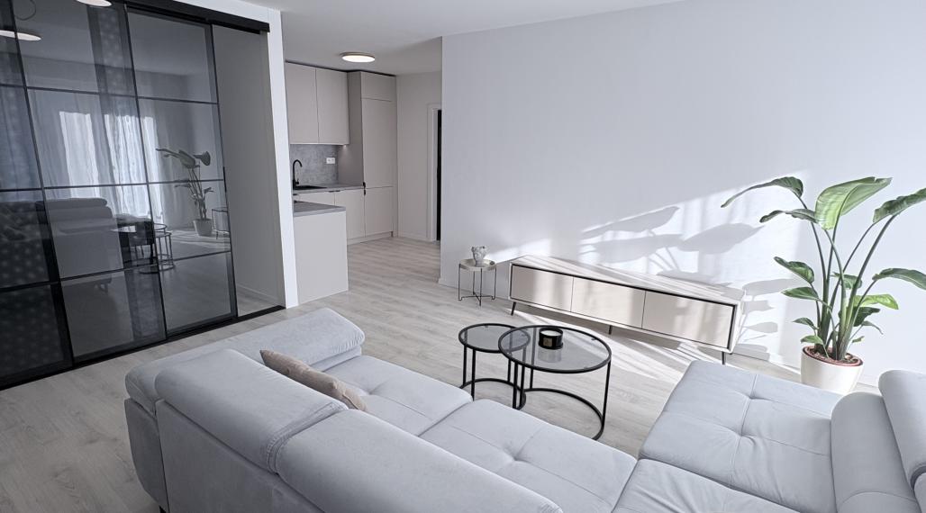 EXKLUZÍVNE ! Priestranný, zariadený 2,5 byt v novostavbe